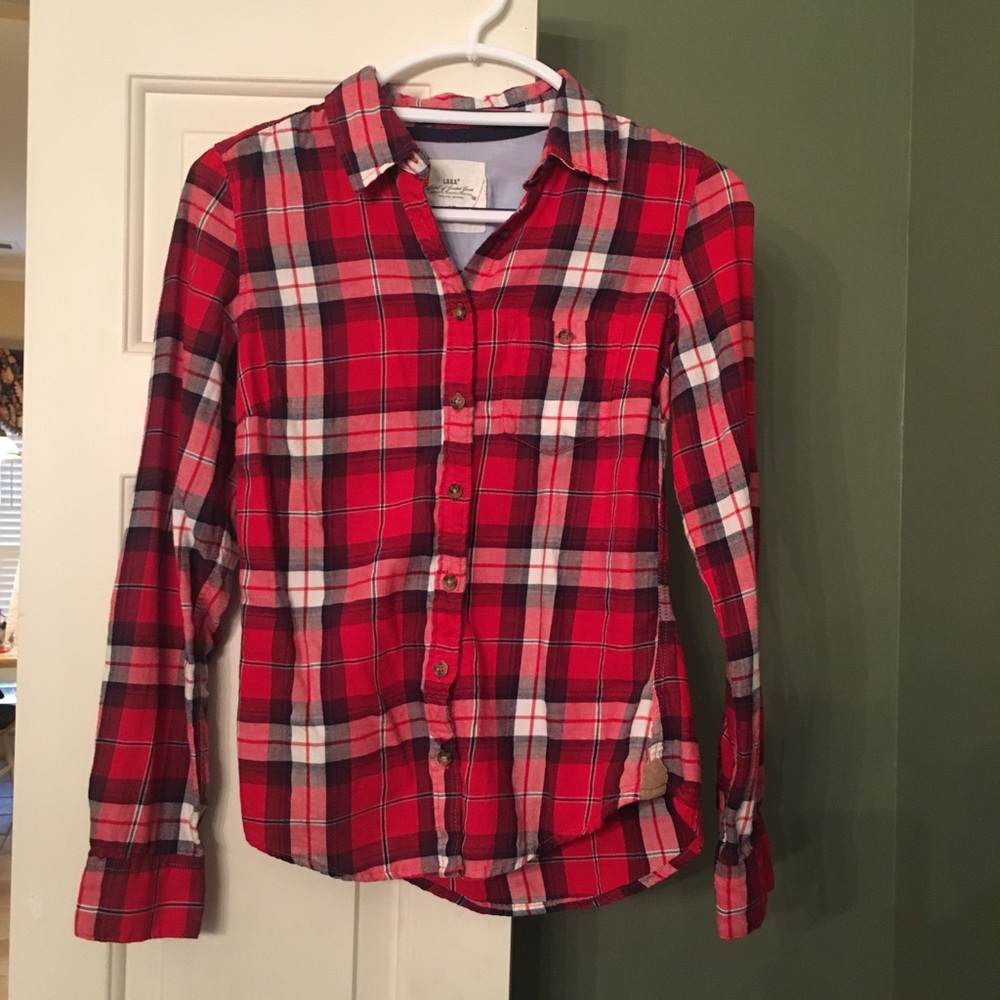 Red Flannel Shirt Size 4